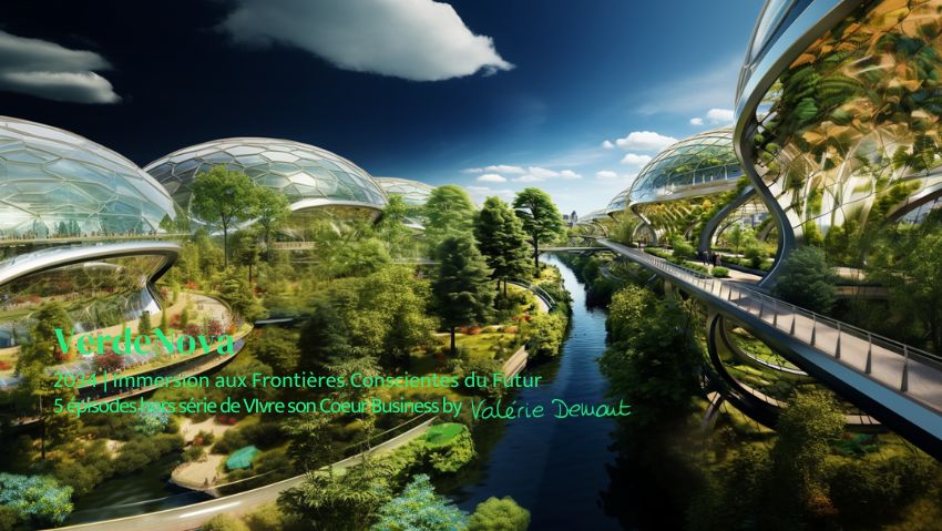VerdeNova 2034 immersion futur conscient podcast valerie demont green heart business